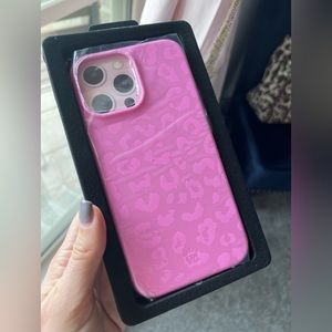 Velvet Caviar iPhone 13 Pro Max case in Pink